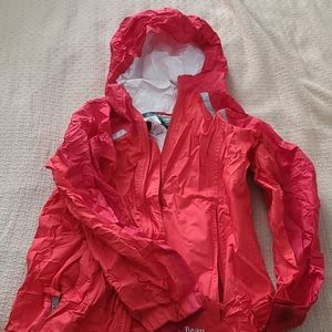 LL Bean kids raincoat size L 6/7x